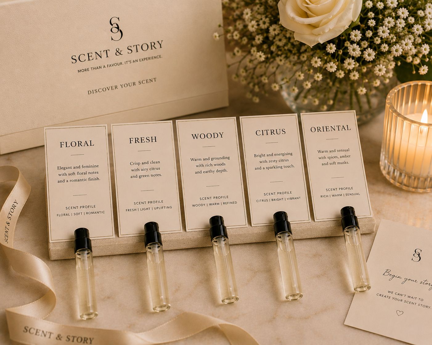 Scent & Story fragrance bar